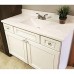 Homeowners Direct 43" x 22" Cultured Marble Custom Vanity Top with Sink - Carrera Frost - B07G4L9F8T